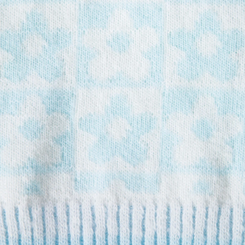 Kids Printed Beanie With Pom-Pom