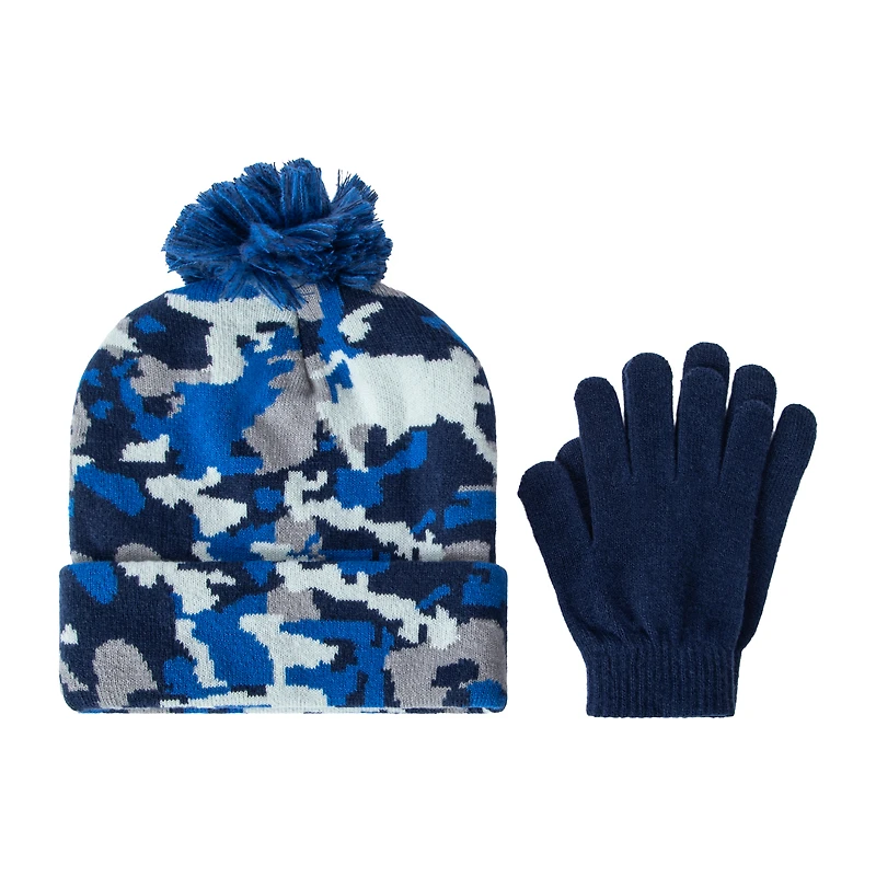 Kids Critter Beanie And Glove Set
