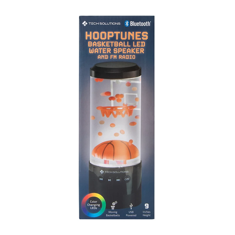 Hooptunes Basketball Bluetooth® LED Water Speaker