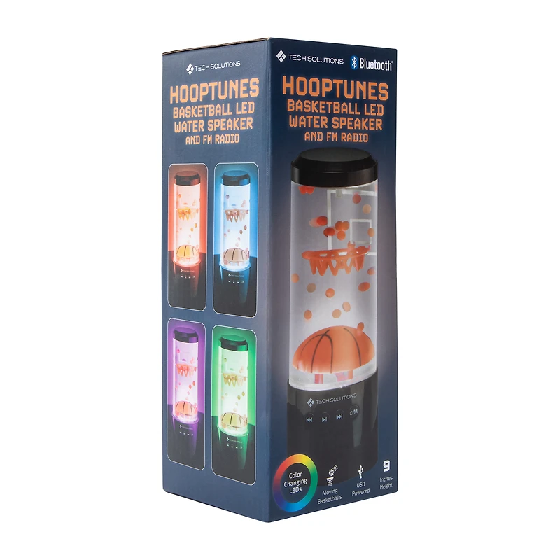 Hooptunes Basketball Bluetooth® LED Water Speaker