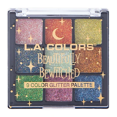 L.A. Colors® Beautifully Bewitched Glitter Palette 9-Color