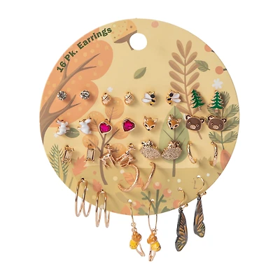 Earrings 16-Pack