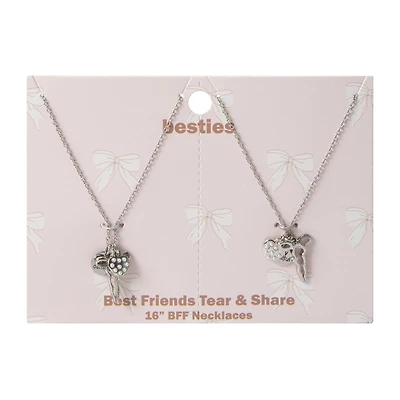 Best Friends Tear & Share Necklace