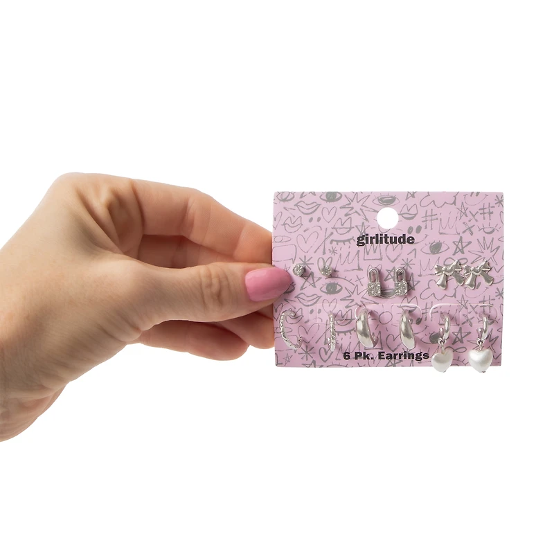 Girlitude Earrings 6-Pack