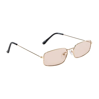 Juniors Rectangle Metal Sunglasses