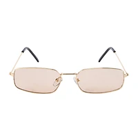 Juniors Rectangle Metal Sunglasses