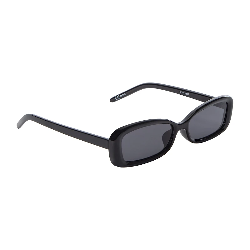 Juniors Rectangle Plastic Sunglasses