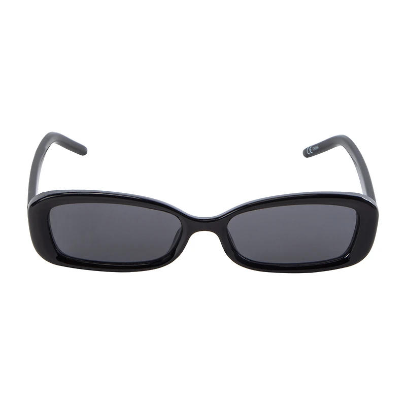 Juniors Rectangle Plastic Sunglasses