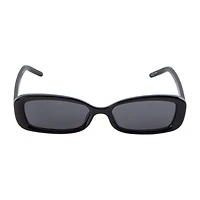 Juniors Rectangle Plastic Sunglasses