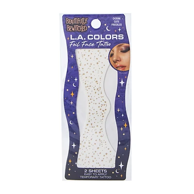 L.A. Colors® Beautifully Bewitched Cute Frekles Foil Face Tattoo 2-Pack