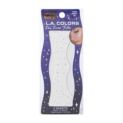 L.A. Colors® Beautifully Bewitched Sparkly Foil Face Tattoo 2-Pack
