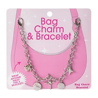 Bag Charm & Bracelet Set
