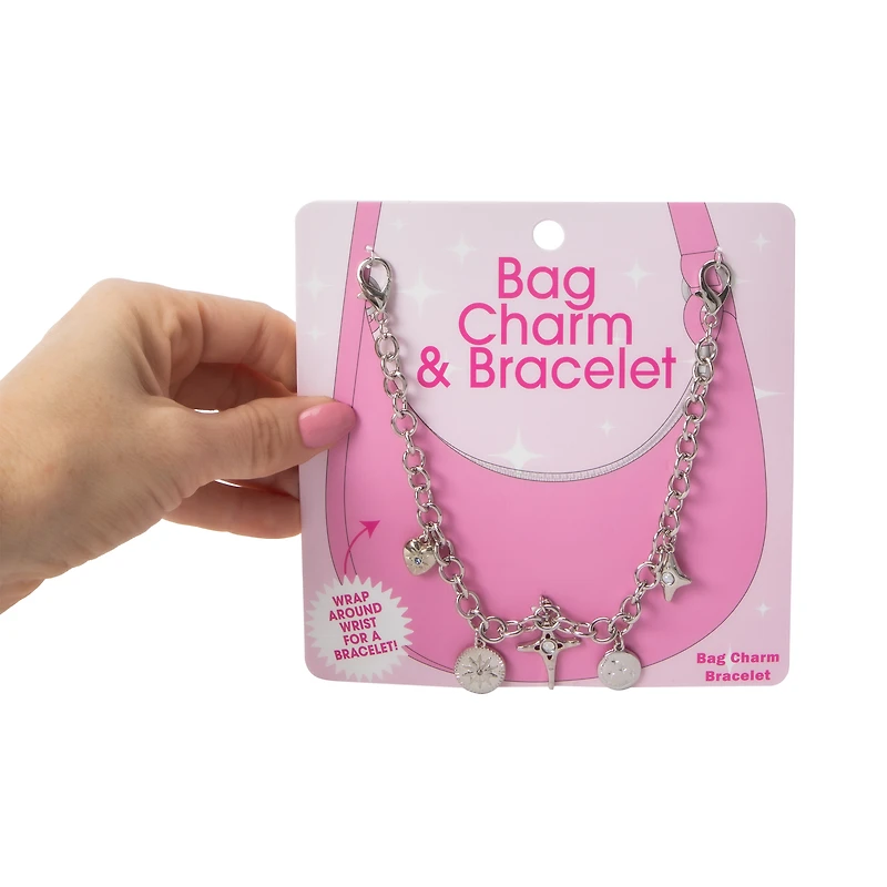 Bag Charm & Bracelet Set