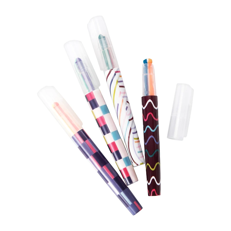 Dual Line Highlighters 4-Pack