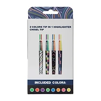 Dual Line Highlighters 4-Pack