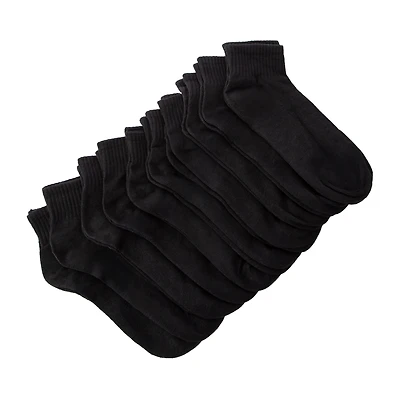 Juniors Ladies Quarter Socks 10-Pairs