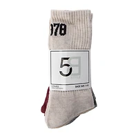 Juniors Ladies Crew Socks 5-Pairs