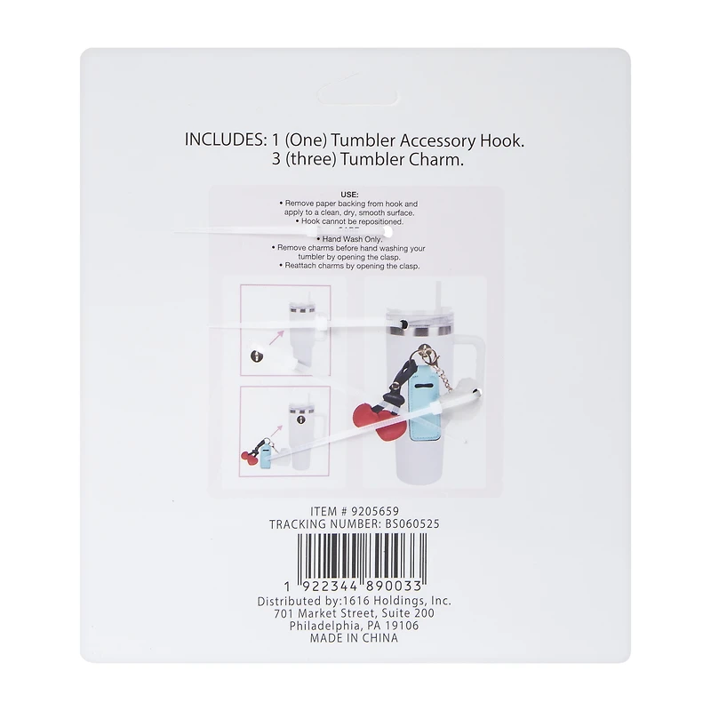 Tumbler Charm Set