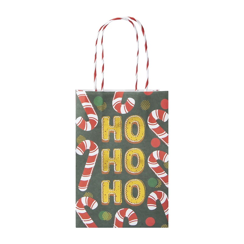 Christmas Holiday Kraft Bags 7-Pack