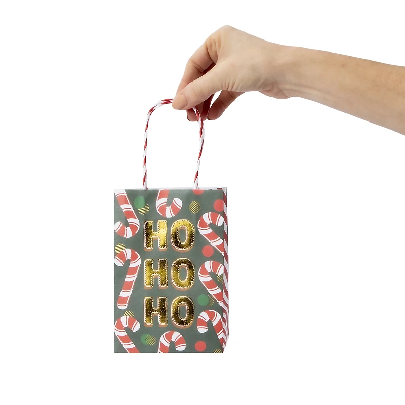 Christmas Holiday Kraft Bags 7-Pack