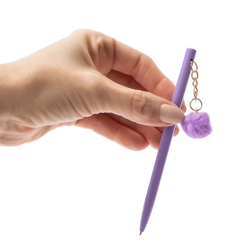 Pom Pom Charm Pens 4-Pack