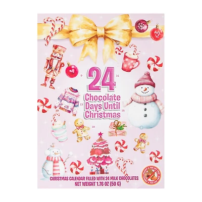 Christmas Calendar Filled With 24 Milk Chocolates 1.76oz