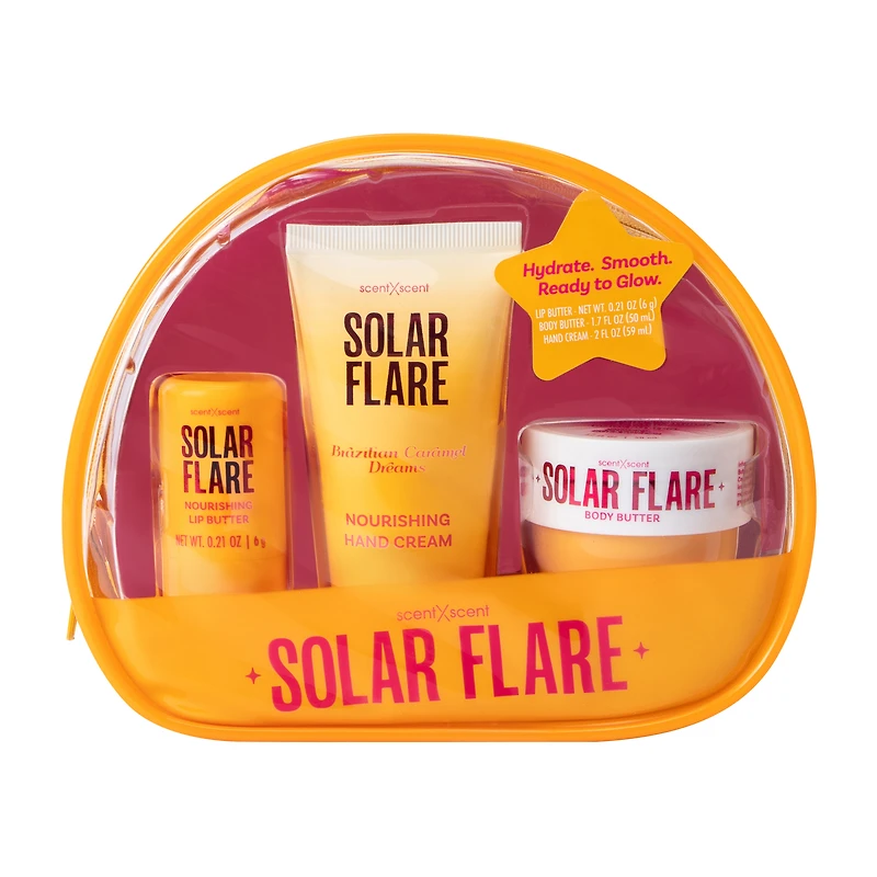ScentXScent Solar Flare Brazilian Caramel Dreams Gift Set