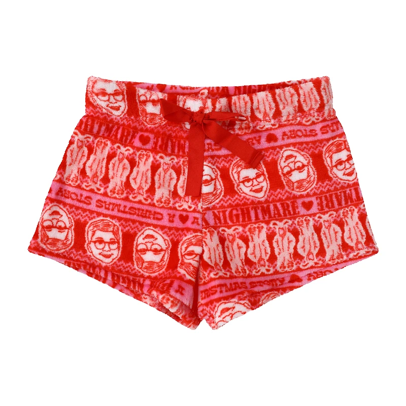 Juniors Seasonal Licensed Plush Sleep Shorts