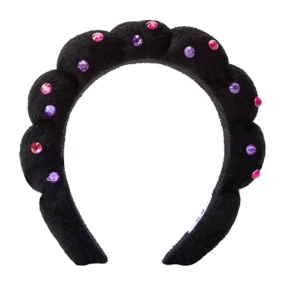 Padded Spa Headband With Rhinestones