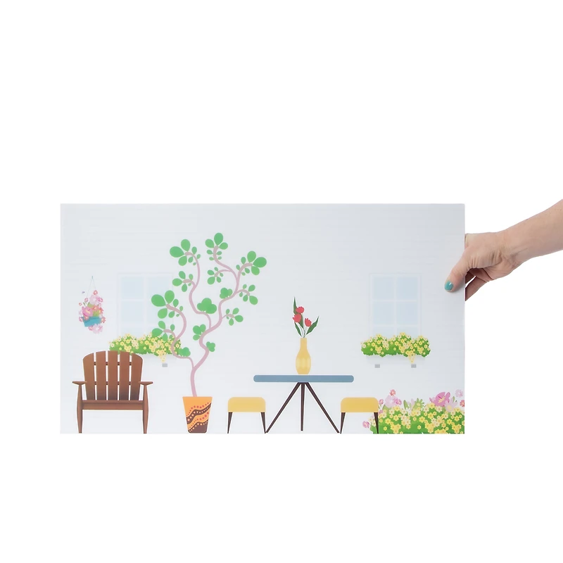 Wooden Dollhouse Set