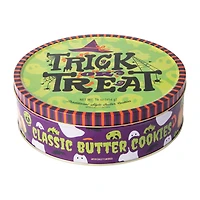Halloween Trick Or Treat  Traditional Style Butter Cookies Tin 16oz