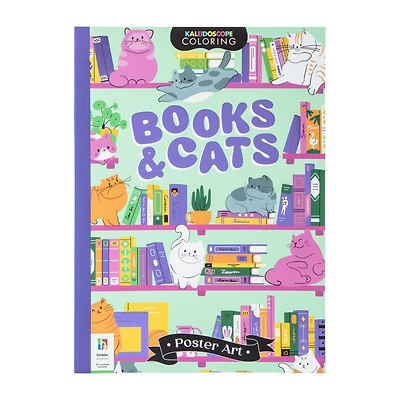 Kaleidoscope Coloring Poster Art Book