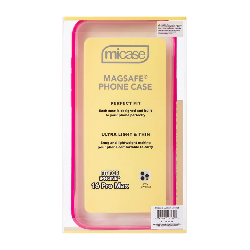 iPhone 16 Pro Max® MagSafe® Transparent Phone Case