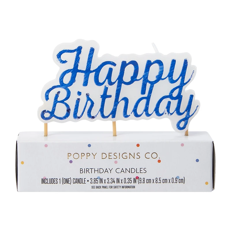Happy Birthday Candle 1-Count