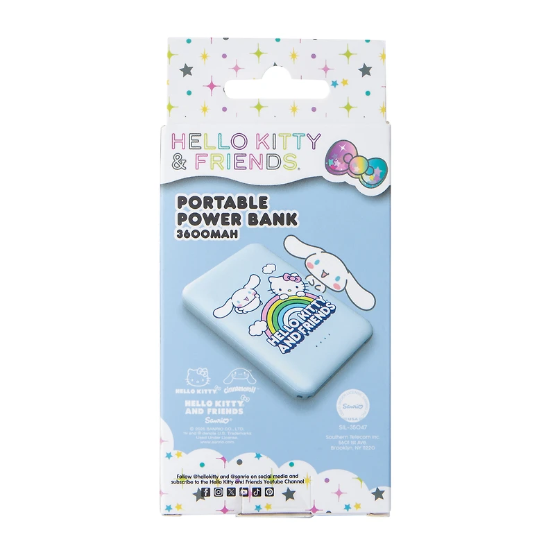 Hello Kitty And Friends® Portable Power Bank 3600Mah