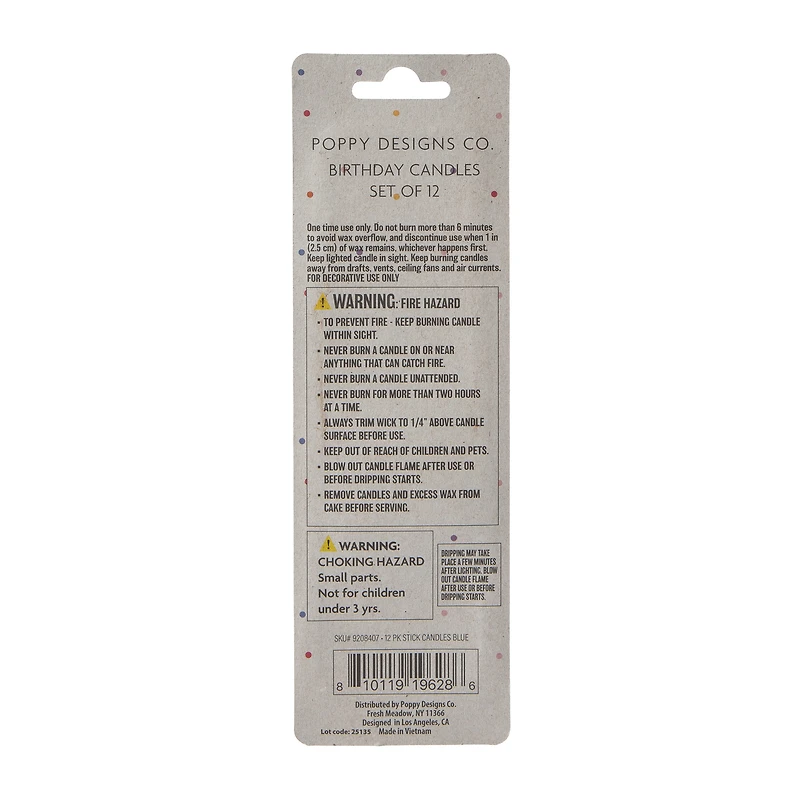 Birthday Candles 12-Pack