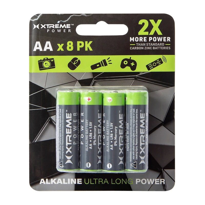 Xtreme Power™ AA Batteries 8-Pack