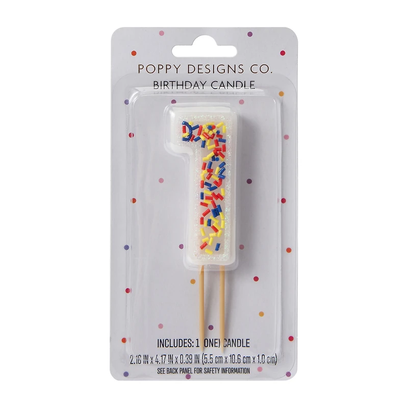 Birthday Number Candles 1-Pack