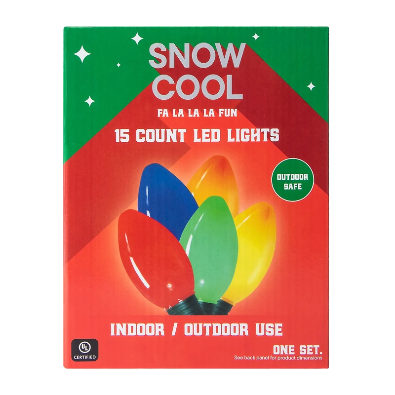 Christmas LED Lights 15-Count
