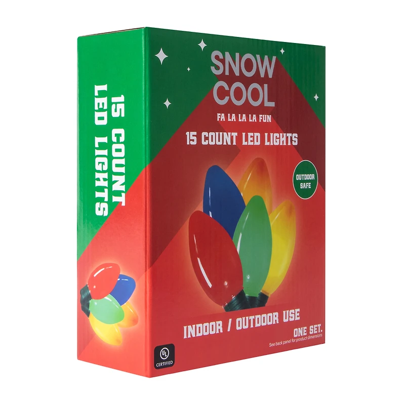 Christmas LED Lights 15-Count