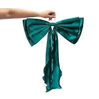 Christmas Snow Cool Bow Tree Topper