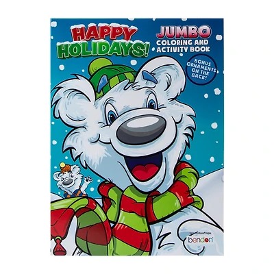 Happy Holidays Jumbo Coloring And Activity Book