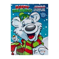 Happy Holidays Jumbo Coloring And Activity Book