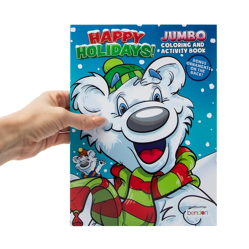 Happy Holidays Jumbo Coloring And Activity Book