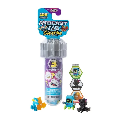 Mr Beast Lab™ Swarms Mystery Micro Beasts Test Tube Pack (Styles May Vary)