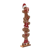 Christmas Gingerbread Totem Décor