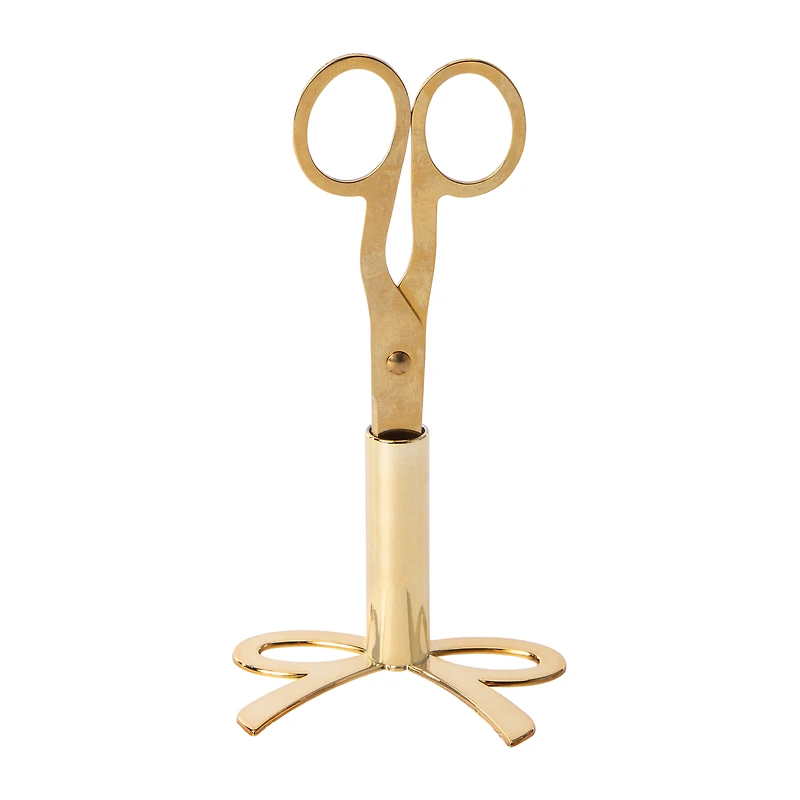 Gold Scissors And Holder Set