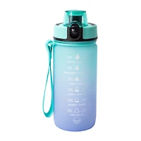Mayim Dual Tone Light Blue Kid's Motivational Bottle 18oz