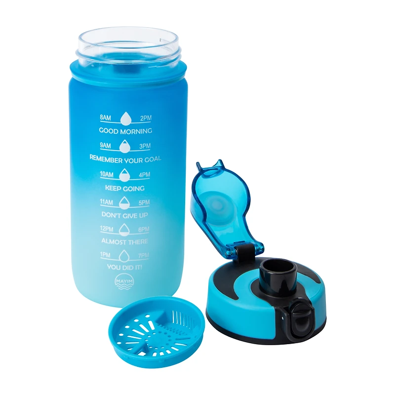 Mayim Gradient Blue Kid's Motivational Bottle 18oz