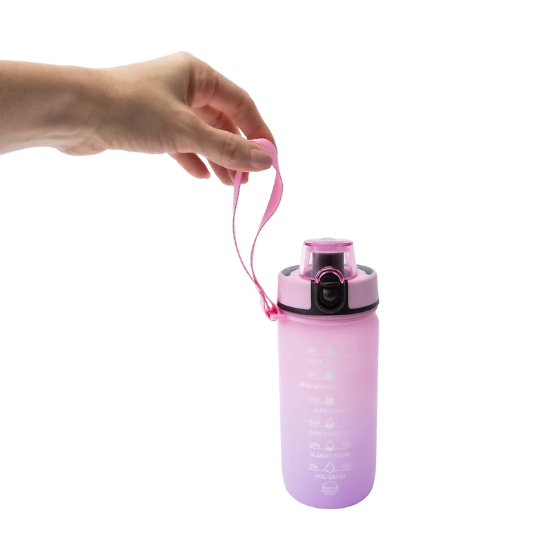 Mayim Pink Kid's Motivational Bottle 18oz